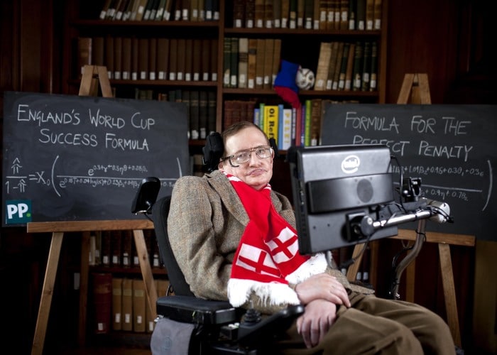 Stephen Hawking in university