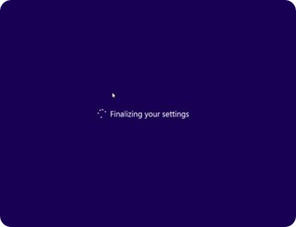 finalizing settings