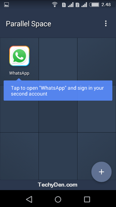 Parallel Space for whatsapp