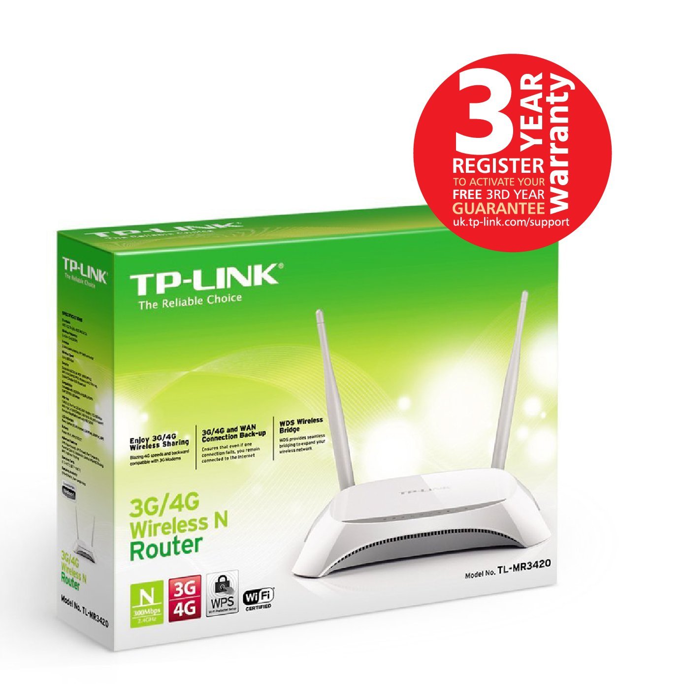 TP-LINK TL-MR3420 300 Mbps 3G Routers Wifi Router