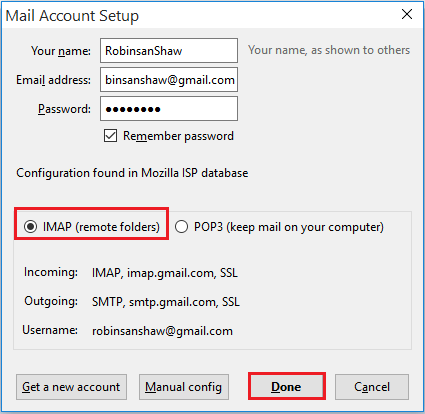 IMAP protocol
