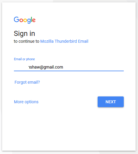 google signin