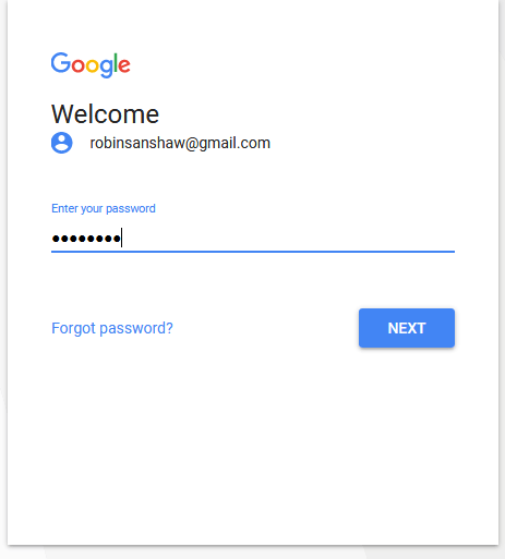 Enter password
