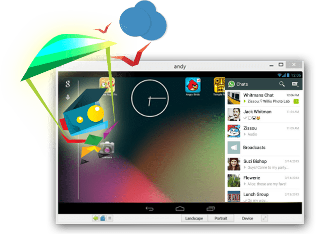 andy android emulator tool