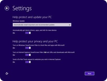 setting of windows