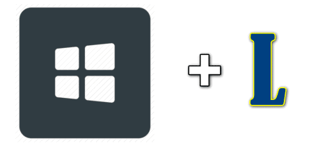 windows plus L