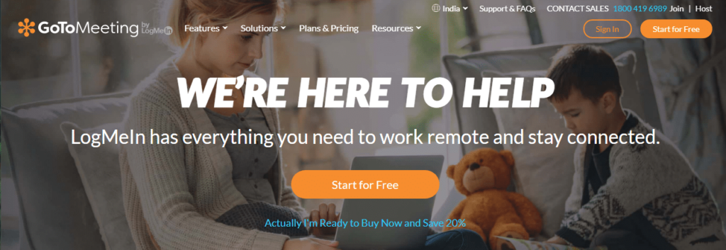 GotoMeeting service